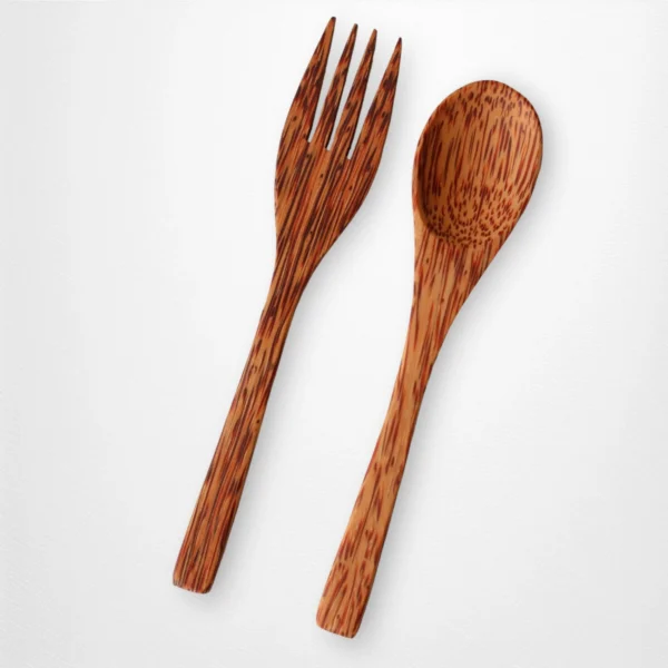 Wooden Coconut Fork