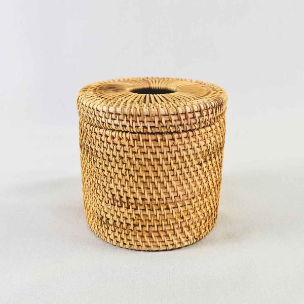 Rattan Tissue Box