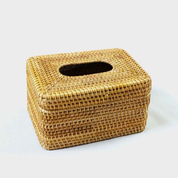 Rattan Tissue Box